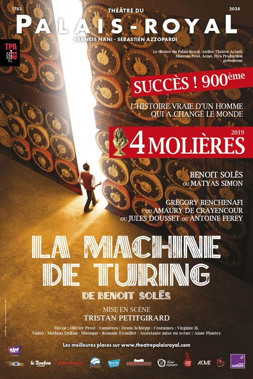 Affiche de La machine de Turing - 800e représentation